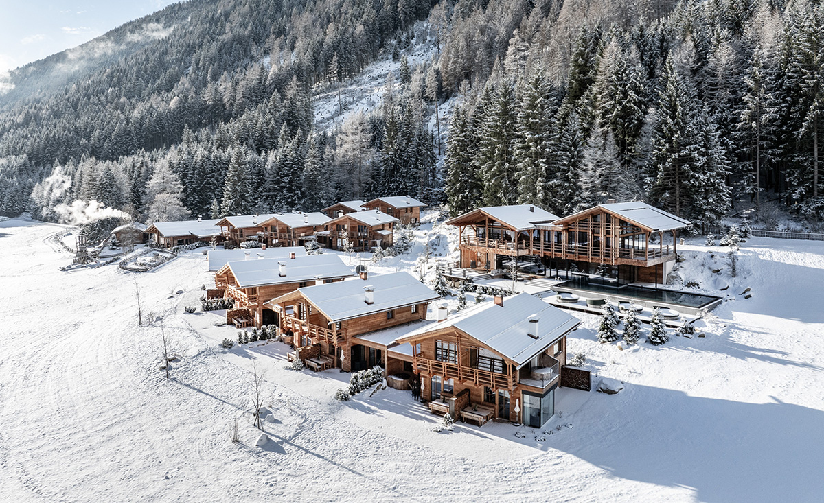suedtirol chalets valsegg winter