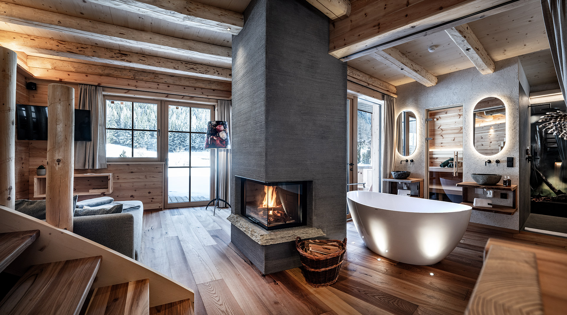 Mons Silva Luxus Chalets Eisacktal Südtirol