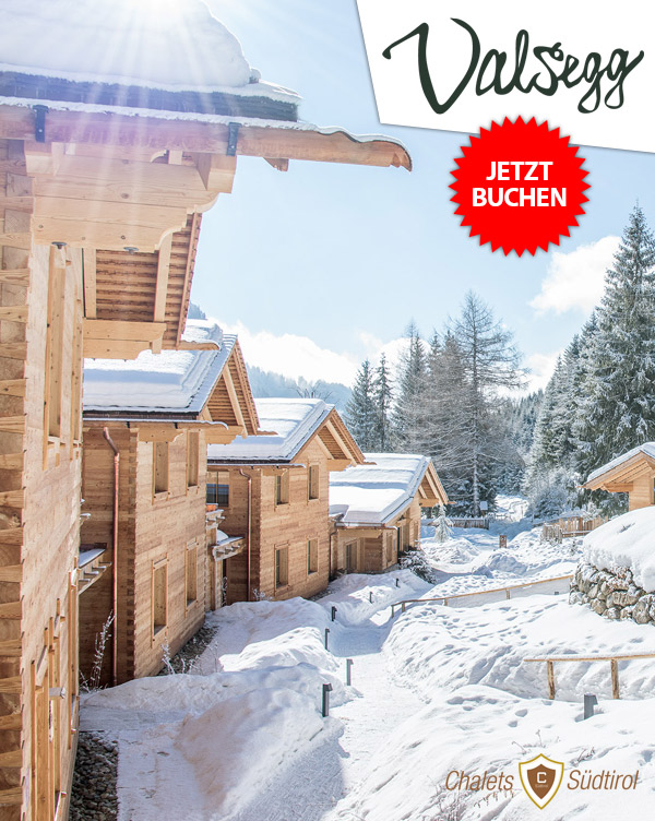 Südtirol Chalets Valsegg - Winterurlaub im Pustertal in Vals in Südtirol